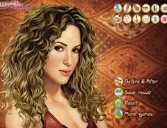 Celebrities Games, Shakira Makeover, Games-kids.com