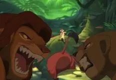 Animal Games, Simba and Nala Fighting Puzzle, Games-kids.com