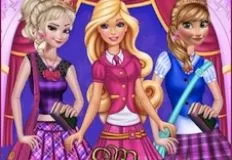 Princess Games, Sisters in Princess Charm School, Games-kids.com