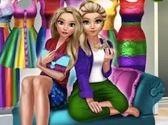Girl Games, Sisters Rainbow Fashion, Games-kids.com