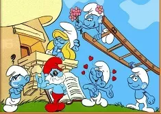 Smurfs Games, Smurfs Hidden Numbers, Games-kids.com