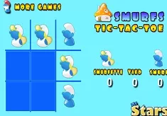 Smurfs Games, Smurfs Tic Tac Toe, Games-kids.com