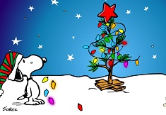 snoopy decorating the christmas tree snoopy games