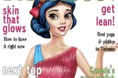 Snow White Games, Snow White Fashion Magazine Cover, Games-kids.com