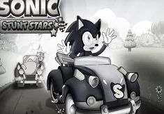 Sonic Games, Sonic Stunt Cars, Games-kids.com