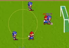 Sonic Games, Sonic vs Mario Football, Games-kids.com
