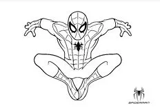 s Golden Spiderman Coloring Pages  Free