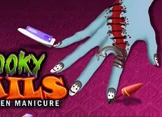 Spooky Nails Halloween Manicure