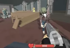 Zombie Games, Stand and Shoot Zombies, Games-kids.com