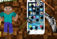 Steve Destroy Iphone Minecraft Games