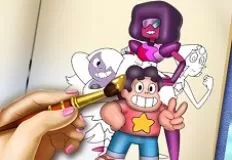 Steven Universe Games, Steven Universe Coloring Book 2, Games-kids.com