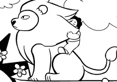 Steven Universe Games, Steven Universe Lion Coloring, Games-kids.com