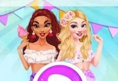 Princess Games, Summertime Celebration, Games-kids.com