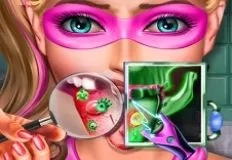 Barbie Games, Super Doll Tongue Doctor, Games-kids.com
