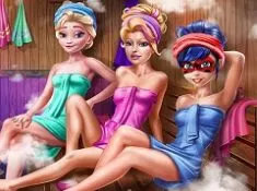 Princess Games, Super Girls Sauna Realife, Games-kids.com