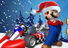 Mario Games, Super Mario Xmas Kart, Games-kids.com