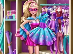 Barbie Games, SuperHero Doll Closet , Games-kids.com