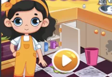 Baby Games, Sweet Baby Clean House, Games-kids.com