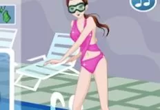 Girl Games, Swimming Teacher Dress Up, Games-kids.com