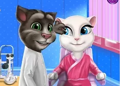 Talking Friends Games, Talking Angela Eye Doctor, Games-kids.com