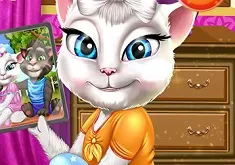 Talking Friends Games, Talking Angela Fynsygram, Games-kids.com