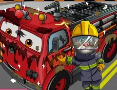 Talking Friends Games, Talking Tom Fireman, Games-kids.com