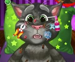 Talking Friends Games, Talking Tom Injured, Games-kids.com