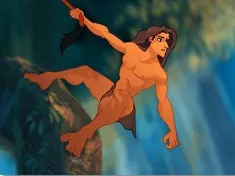 Tarzan Games, Tarzan in the Jungle Puzzle, Games-kids.com