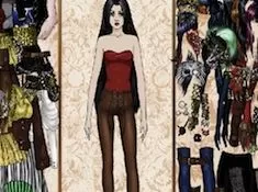 Girl Games, Teddy Black Steampunk Dress, Games-kids.com