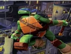 Teenage Mutant Ninja Turtle Games, Teenage Mutant Ninja Turtles Leonardo Puzzle, Games-kids.com