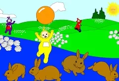 Teletubbies Games, Teletubbie Landscape Game, Games-kids.com