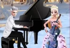 Frozen  Games, The Piano Couple, Games-kids.com