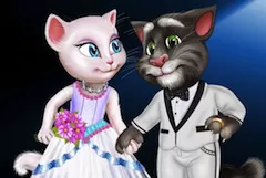 Talking Friends Games, Tom and Angela Photo Session, Games-kids.com