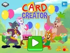 Tom and Jerry Games, Tom and Jerry Card Creator, Games-kids.com