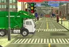 Cars Games, Trash Truck Simulator, Games-kids.com