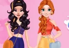 Princess Games, Trendy Ruffle Crop Top Dress Up, Games-kids.com