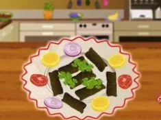 Cooking Games, Turkish Stuffed Grape Leaves, Games-kids.com