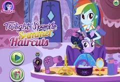 My Little Pony Games, Twilight Sparkle Summer Haircuts, Games-kids.com