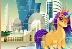 My Little Pony Games, Unicorns Travel the World Puzzle, Games-kids.com