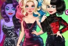 Princess Games, Villains Vday Celebration Party, Games-kids.com