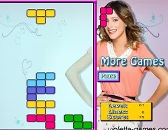 Violetta Games, Violetta Tetris, Games-kids.com