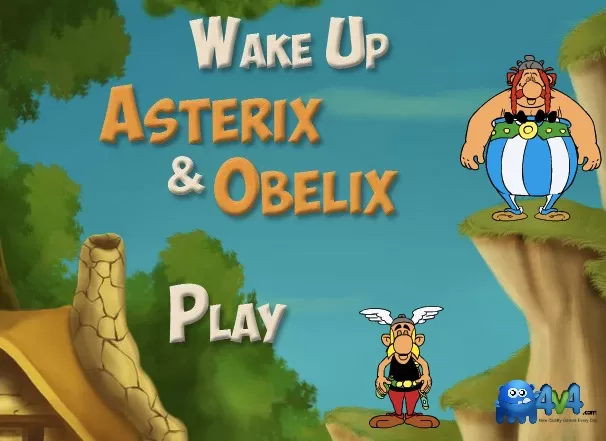 Asterix and Obelix Games, Wake Up Asterix and Obelix, Games-kids.com
