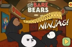 We Bare Bears Games,  We Bare Bears Shhh Ninja, Games-kids.com