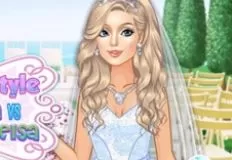 Princess Games, Wedding Style Cinderella Vs Rapunzel Vs Elsa, Games-kids.com