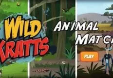 Play Free Wild Kratts Animal Match Kratt Brothers Games Games kids