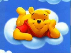 Winnie the Pooh Games, Winnie on a Cloud Puzzle, Games-kids.com