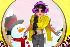 Dress Up Games, Winter Circle Scarf, Games-kids.com