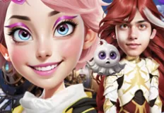 Dress Up Games, Winter CosmoFest, Games-kids.com