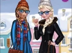 Frozen  Games, Winter Fashion Street Snap, Games-kids.com