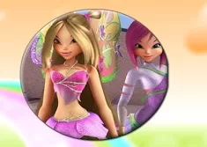 Winx Games, Winx Club Round Puzzle, Games-kids.com